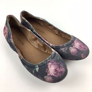 𝅺LUCKY Brand Emmie floral Ballet flats